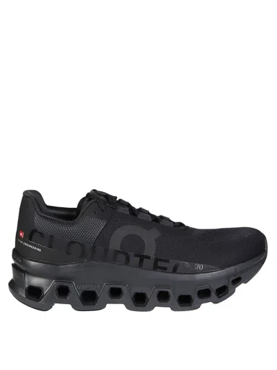 On Running Cloudmonster Sneakers In Black
