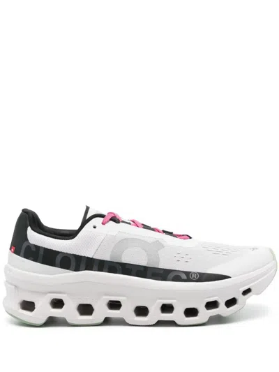 On Running Cloudmonster Trainers Shoes In Black