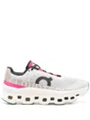 On Running Cloudmonster Sneakers Featuring Perforated Detailing In Silver