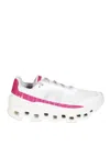 On Running Cloudmonster Sneakers With Sculpted Sole And Bold Accents In Animal Print