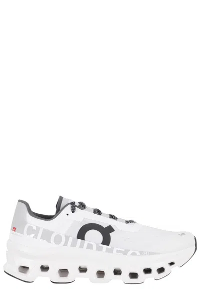On Running Cloudmonster Sneakers With Technical Fabric Upper And Ultralight Sole In White