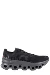 On Running Cloudmonster Technical Fabric Sneakers With Perforated Rubber Sole In Black