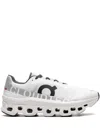 On Running Cloudmonster Sneakers With Technical Fabric Upper In White