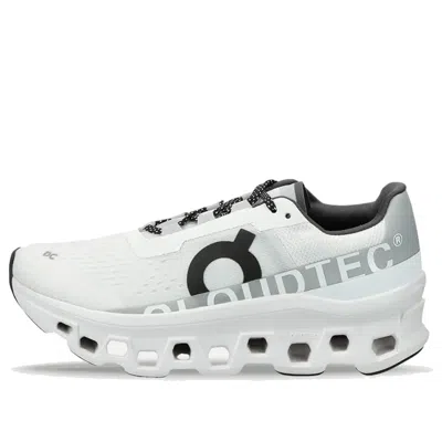 On Running Cloudmonster 'undyed White Black'
