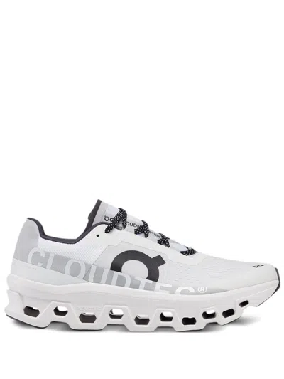 On Running Women's Cloudmonster Running Shoes In Undyed-white/white