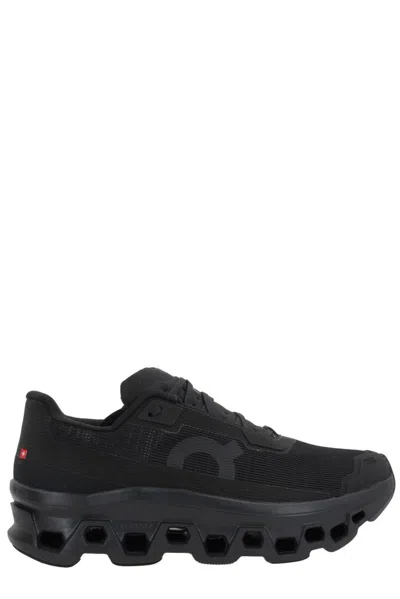 On Running Cloudmonster Void Sneakers In Black