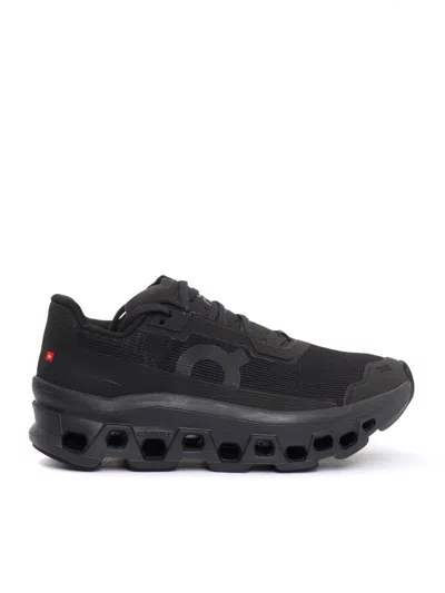 On Running Cloudmonster Void Sneakers In Black