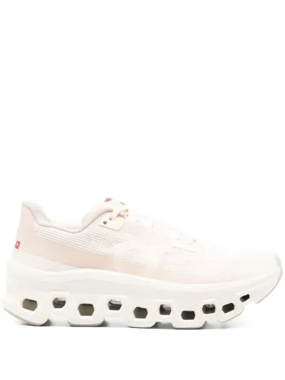 On Running Cloudmonster Void Sneakers In Ivory