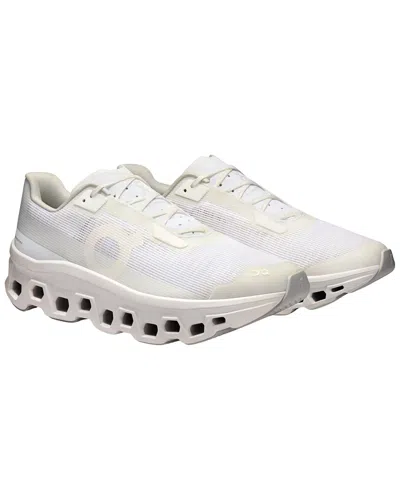 On Running Cloudmster Void Sports Shoe In White