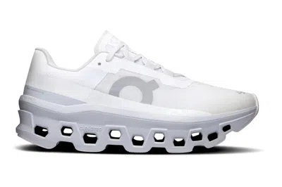 Pre-owned On Running Cloudmster White Glacier In White/glacier