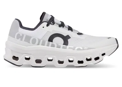 Pre-owned On Running Cloudmster White (women's) Sneakers In All White/black