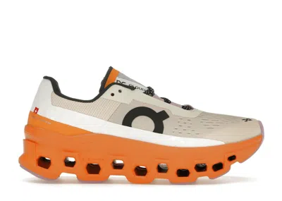 Pre-owned On Running Cloudmster (women's) Sneakers In Fawn/turmeric In Brown