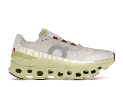 Pre-owned On Running Cloudmster (women's) Sneakers In Frost/acacia