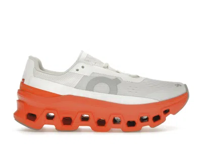 Pre-owned On Running Cloudmster (women's) Sneakers In White/flame