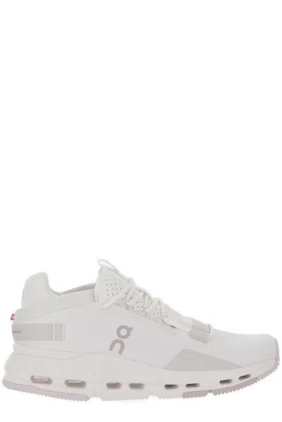On Running White Lace Up Sneakers