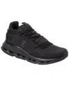On Running Technical Fabric Sneakers With Rubber Sole In Black