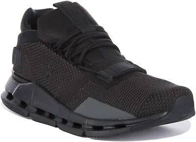 Pre-owned On Running Cloudnova Eclipse Cloudtec Speed Running Mens Sneaker Black Us 6 - 13