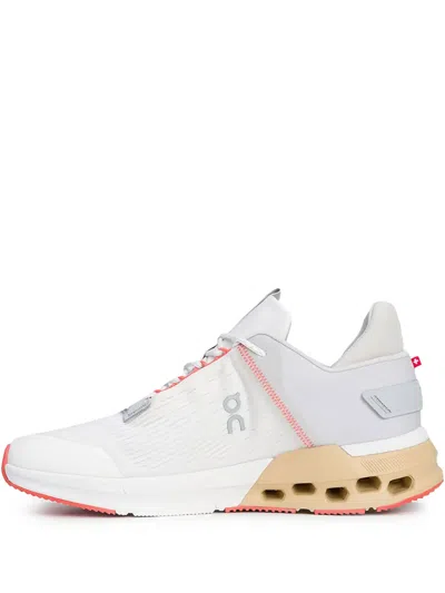 On Running Cloudnova Flux Lace-up Sneakers In White