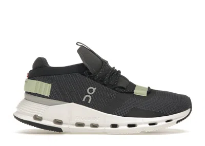 Pre-owned On Running Cloudnova Green (women's) Sneakers In Eclipse/meadow In Multi