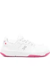 On Running Cloudnova Lace-up Sneakers In White