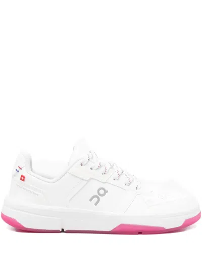 On Running Cloudnova Lace-up Sneakers In White