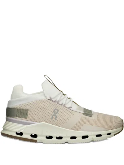 On Running Cloudnova Sneakers "moon Aloe" Sneakers In Gray