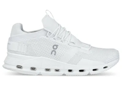Pre-owned On Running Cloudnova (women's) Sneakers In All White