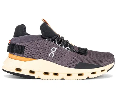 Pre-owned On Running Cloudnova (women's) Sneakers In Eclipse/savannah