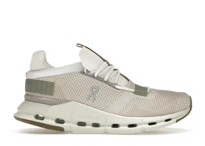 Pre-owned On Running Cloudnova (women's) Sneakers In Mo/aloe In Green