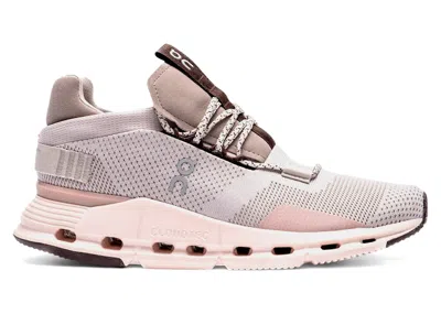 Pre-owned On Running Cloudnova (women's) Sneakers In Pearl/shell