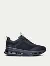 On Running X Cloudnova Sneakers With Mesh Panels And Pull Tab In Black