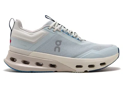 Pre-owned On Running Cloudnova X (women's) Sneakers In Arctic/niagara In Blue
