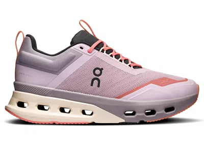 Pre-owned On Running Cloudnova X (women's) Sneakers In Mauve/dew In Purple