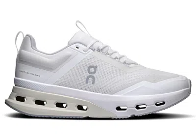 Pre-owned On Running Cloudnova X (women's) Sneakers In White/glacier