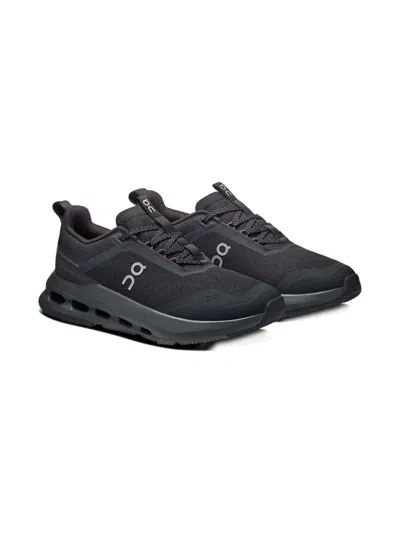 On Running Kids' Cloudnova Youth Sneakers In Black