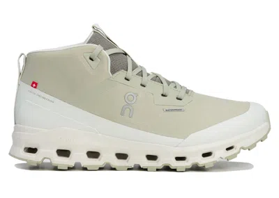 Pre-owned On Running Cloudroam Waterproof (women's) Sneakers In Chalk/ice
