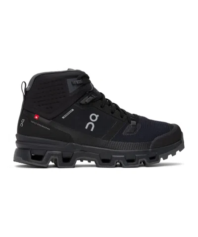 On Running Cloudrock 2 Waterproof Sneakers In Black