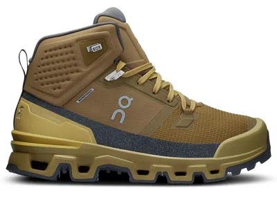 Pre-owned On Running Cloudrock 2 Waterproof (women's) Sneakers In Hunter/safari