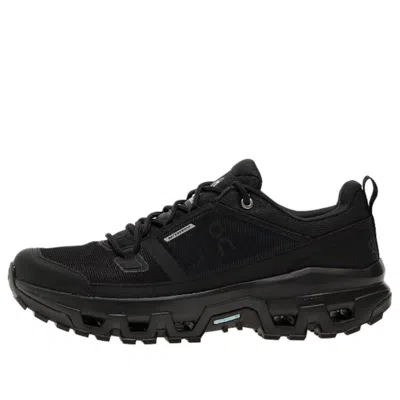 On Running Cloudrock Low Waterproof 'triple Black'