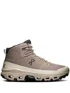 On Running Cloudrock Mid Wp "cinde/ Desert" Boots In Neutral