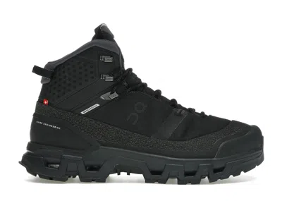 Pre-owned On Running Cloudrock Trek Waterproof (women's) Sneakers In Black