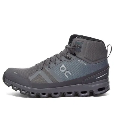 On Running Cloudrock Waterproof 'black Grey' In Gray