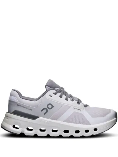 On Running Cloudrunner 2 Shoes In Frost White