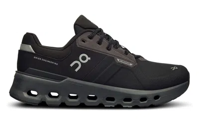 Pre-owned On Running Cloudrunner 2 Waterproof Magnet Black (women's) In Magnet/black