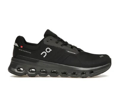 Pre-owned On Running Cloudrunner 2 Waterproof (women's) Sneakers In Magnet/black