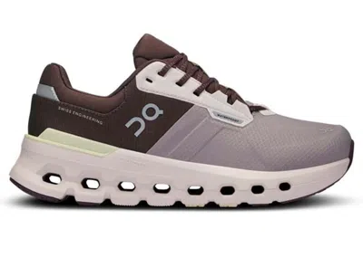 Pre-owned On Running Cloudrunner 2 Waterproof (women's) Sneakers In Zinc/seedling In Gray