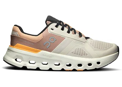 Pre-owned On Running Cloudrunner 2 (women's) Sneakers In Pearl/tangerine