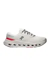 On Technical Fabric Sneakers With Cloudtec Cushiing System In White