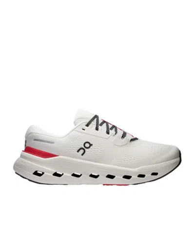 On Technical Fabric Sneakers With Cloudtec Cushiing System In White