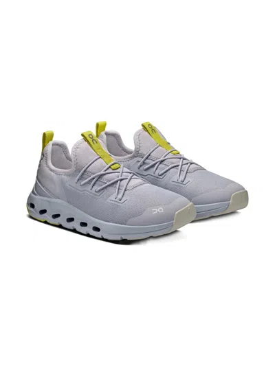 On Running Kids' Cloudrunner Lace-up Sneakers In Gray